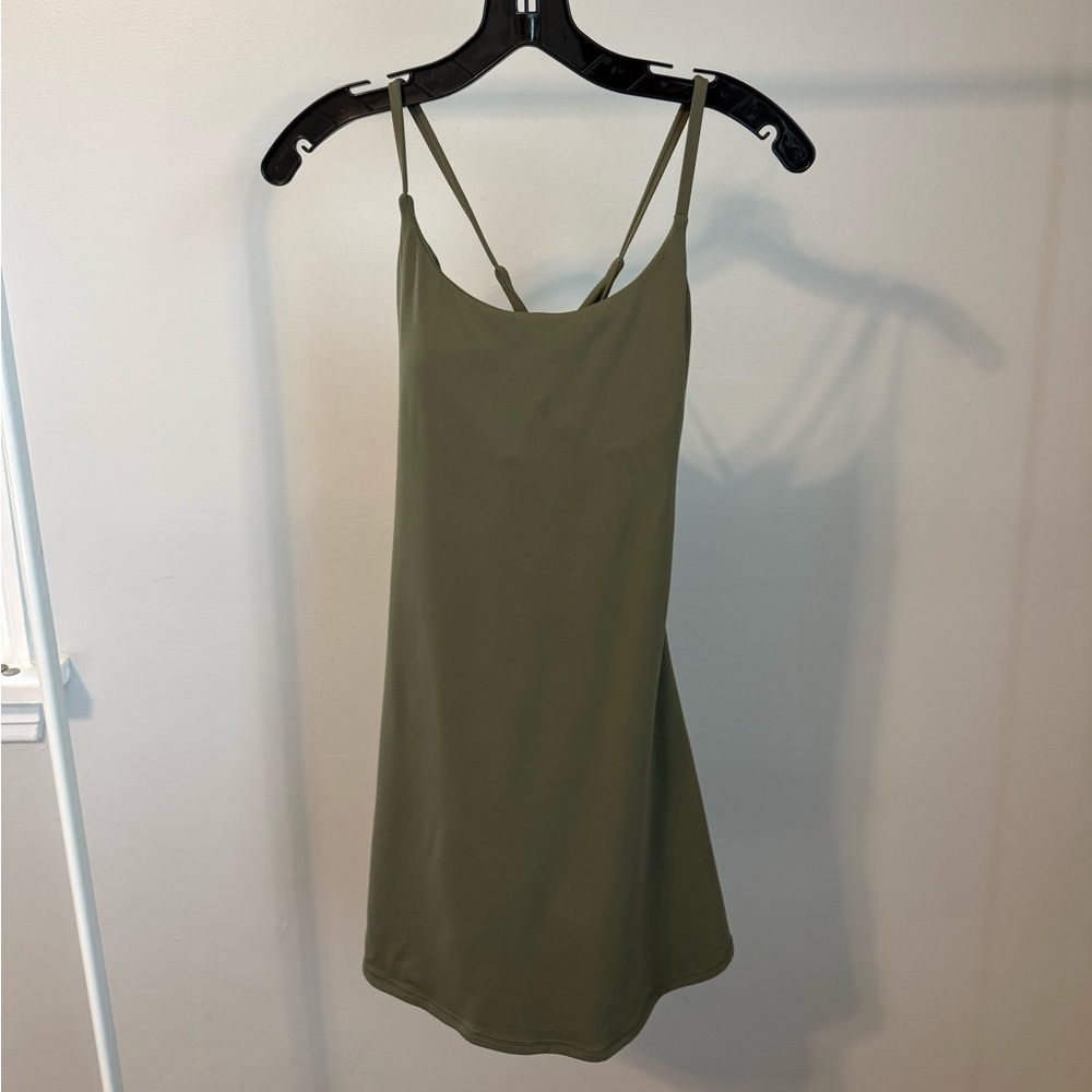 Halara Olive Green Tennis Dress, size small